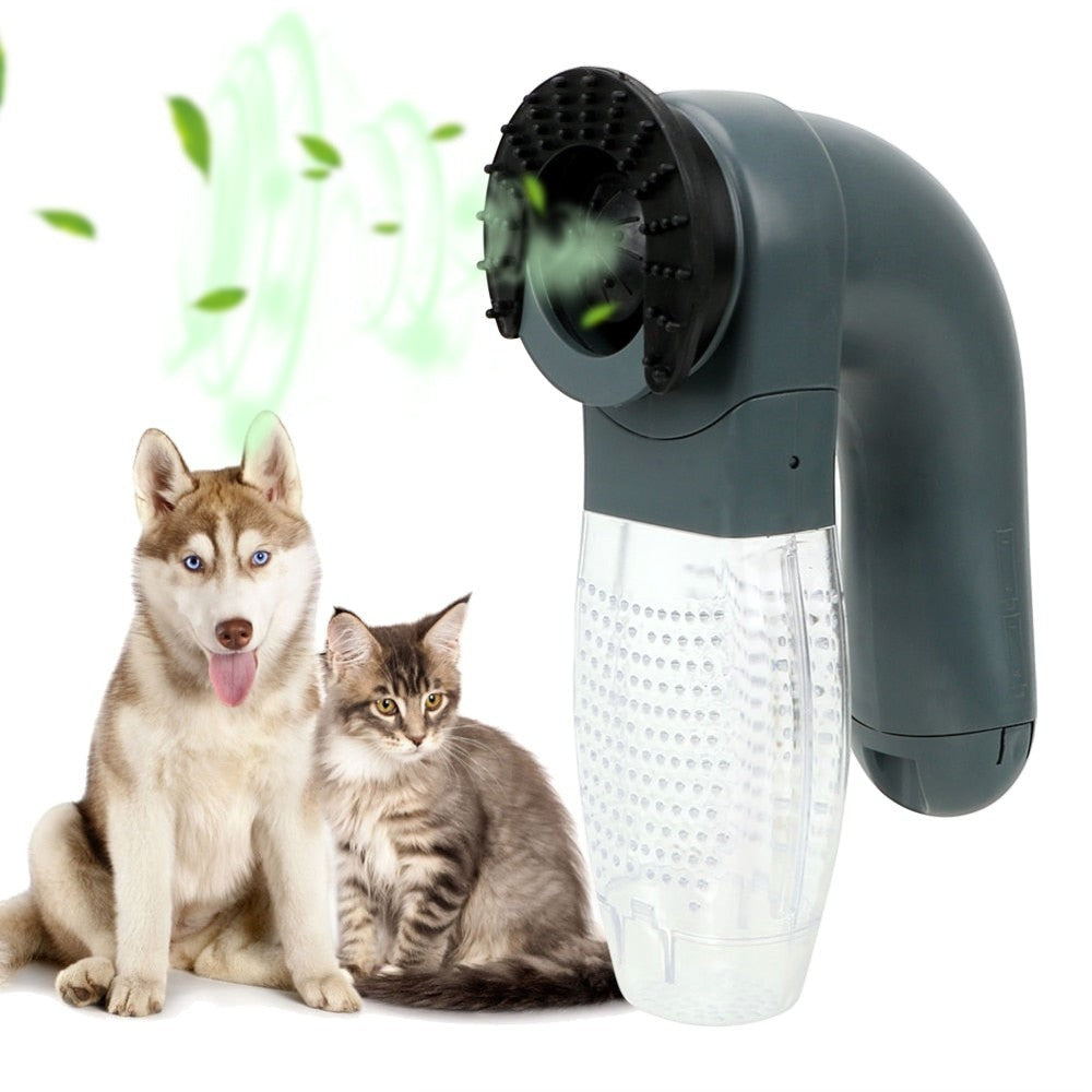 Brosse Aspirante Animoo – Fini les poils partout, place à la propreté