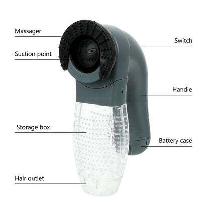 Brosse Aspirante Animoo – Fini les poils partout, place à la propreté