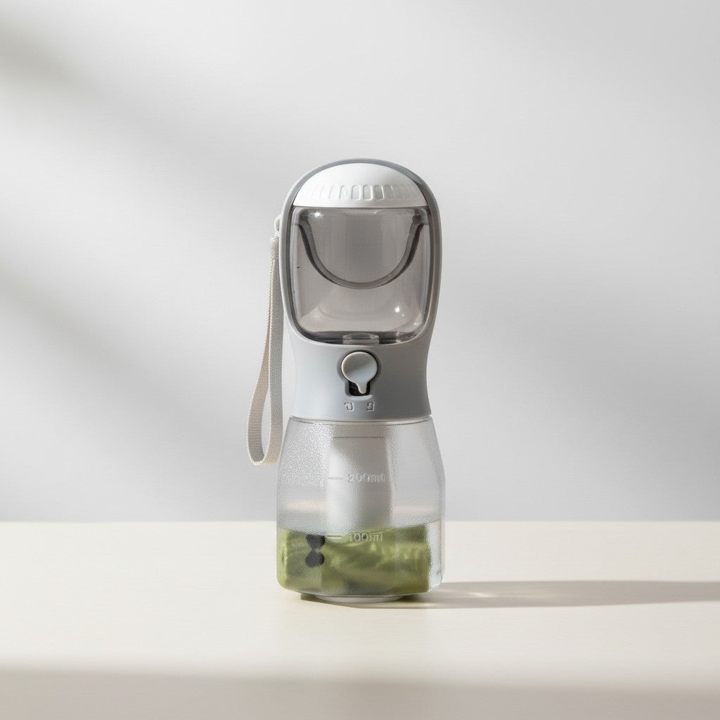 Bouteille 3-en-1 Animoo – L’essentiel pour votre animal, partout avec vous