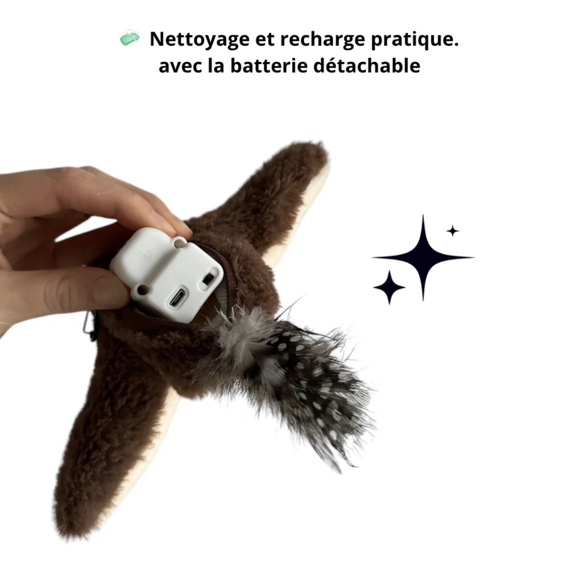 Jouet Interactif Réaliste pour Chat - Animoo
