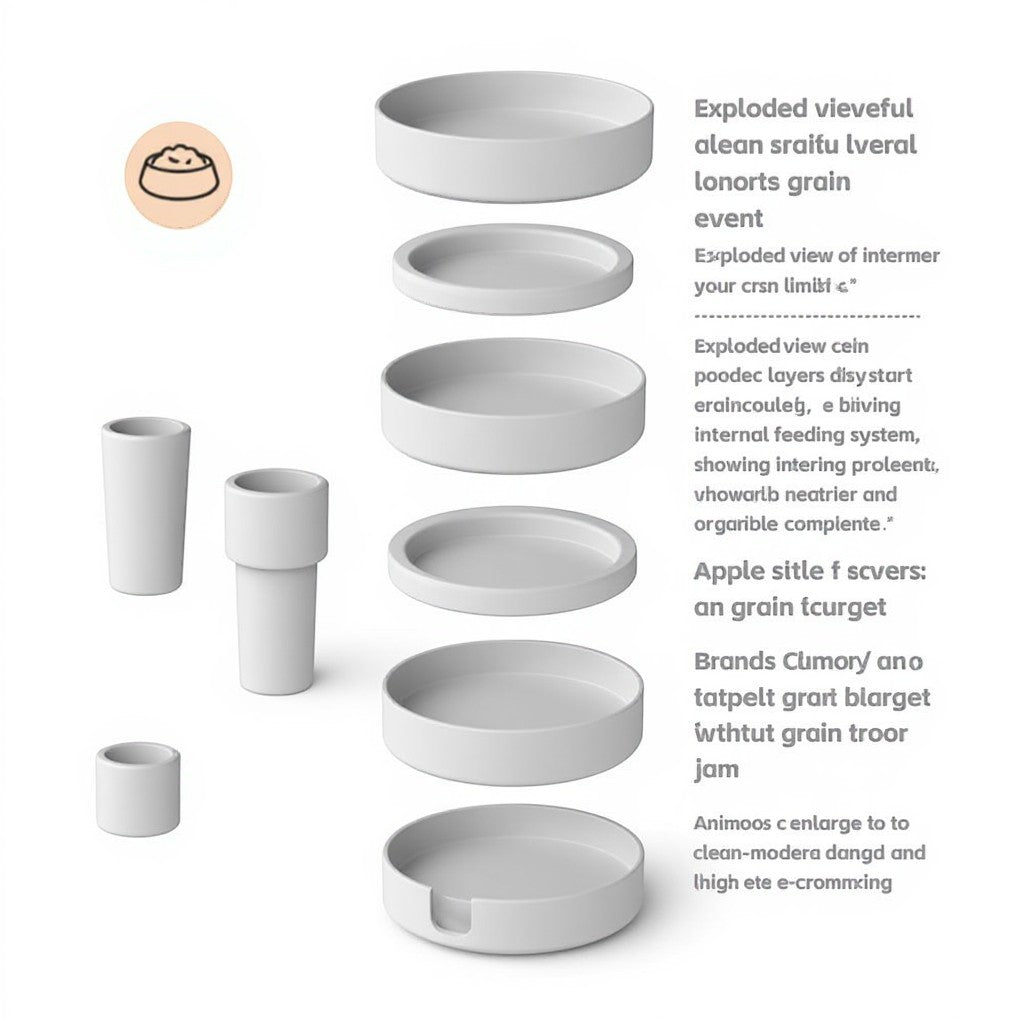 Animoo automatic pet feeder with camera and microphone, 5L capacity, stainless steel bowls, app-controlled.